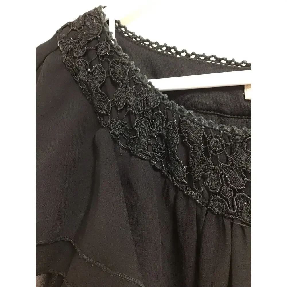 Jonathan Martin Black Shift Dress Size 4‎